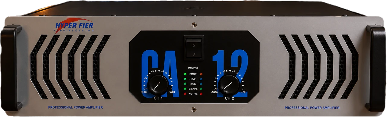 Hyperfier CA12 class AB dj power  amplifier