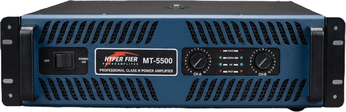 Hyperfier MT 5500watt  Class H Dj power amplifier