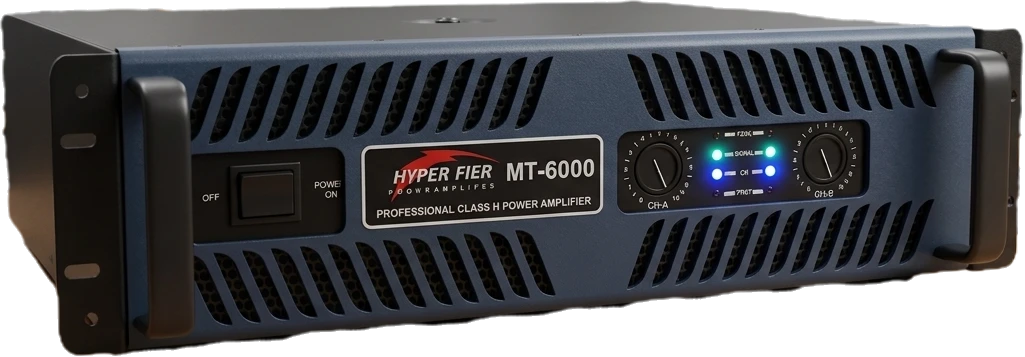 Hyperfier MT class H 6000watt Dj power amplifier