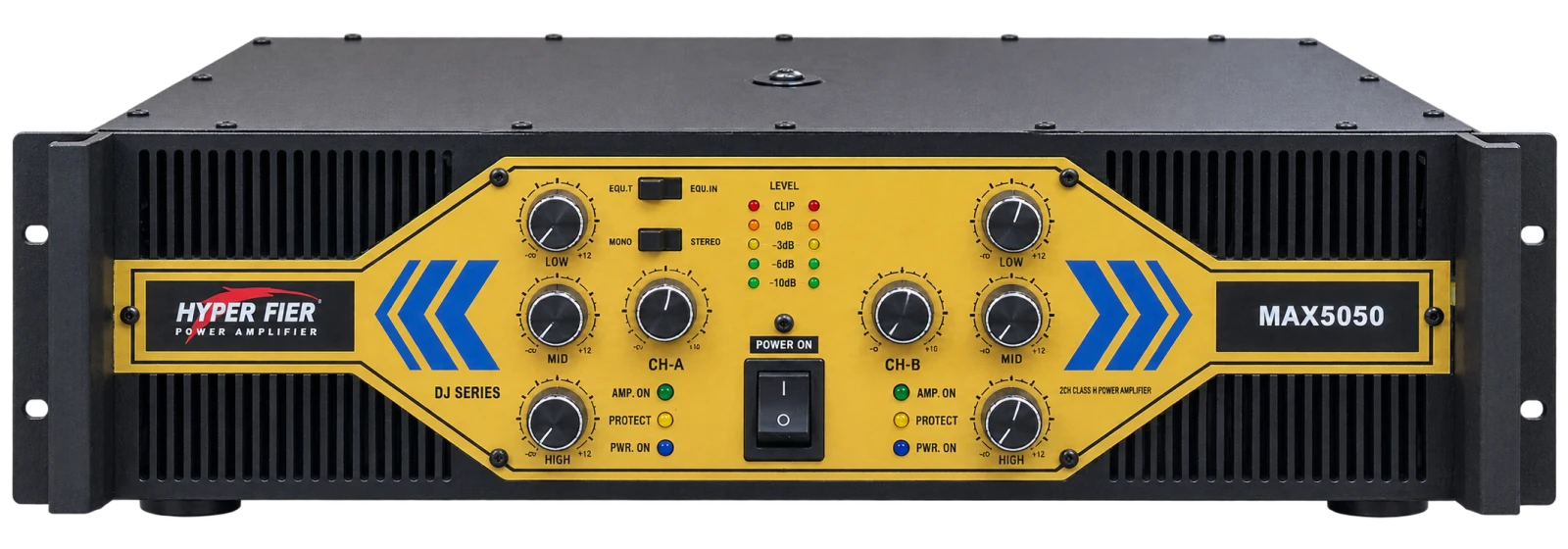 HYPERFIER MAX5050 DJ AUDIO POWER AMPLIFIER