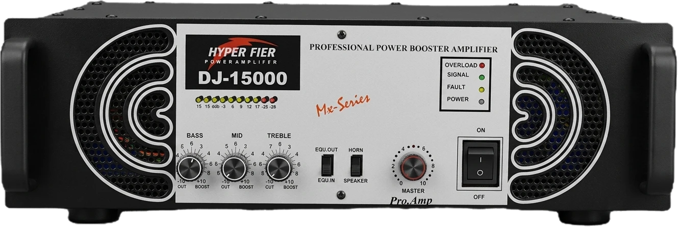 HYPERFIER DJ 15000 DJ AUDIO POWER AMPLIFIER